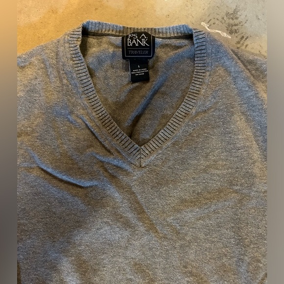 BOGO Jos. A. Bank Pima Cotton V-Neck Sweater - Picture 2 of 6